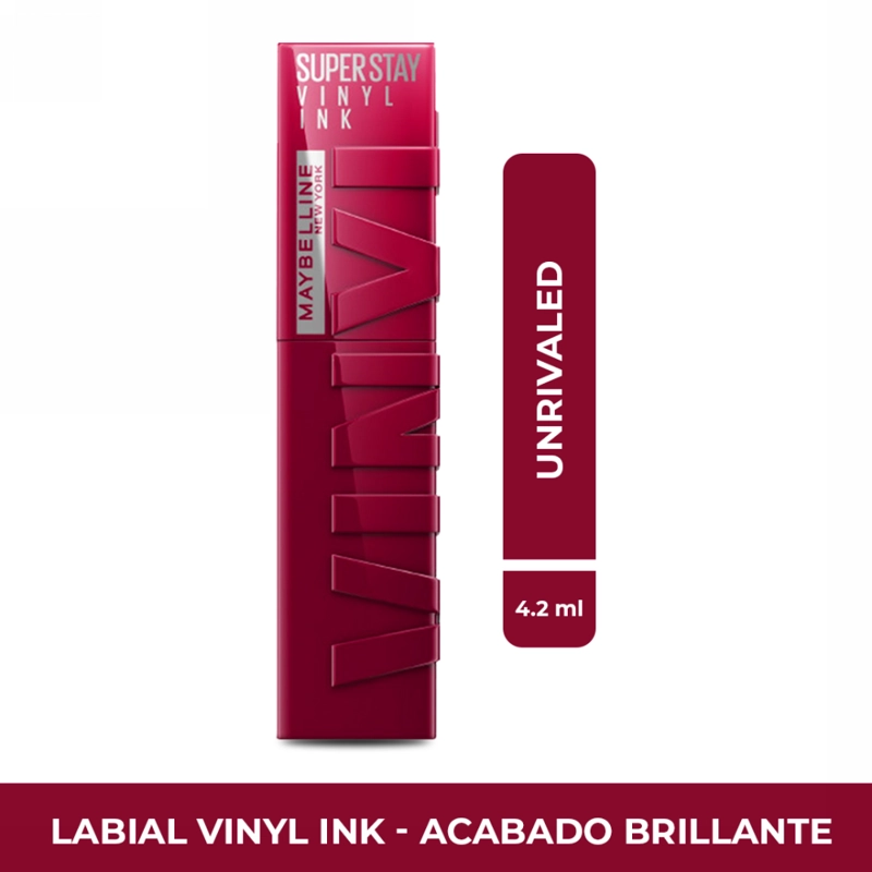 LABIAL MAYBELLINE LÍQUIDO NY VINYL INK UNRIVALED 30 - 1