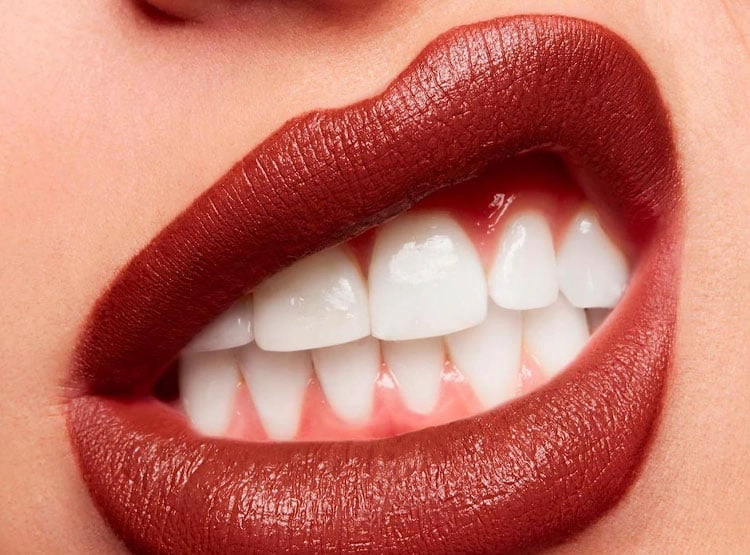 LABIAL MAC POWDER KISS VELVET BLUR SLIM STICK NUTMEG GANACHE 2 G - 4
