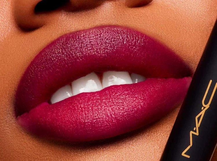 LABIAL MAC POWDER KISS VELVET BLUR SLIM STICK WILD REBEL 2 G - 5