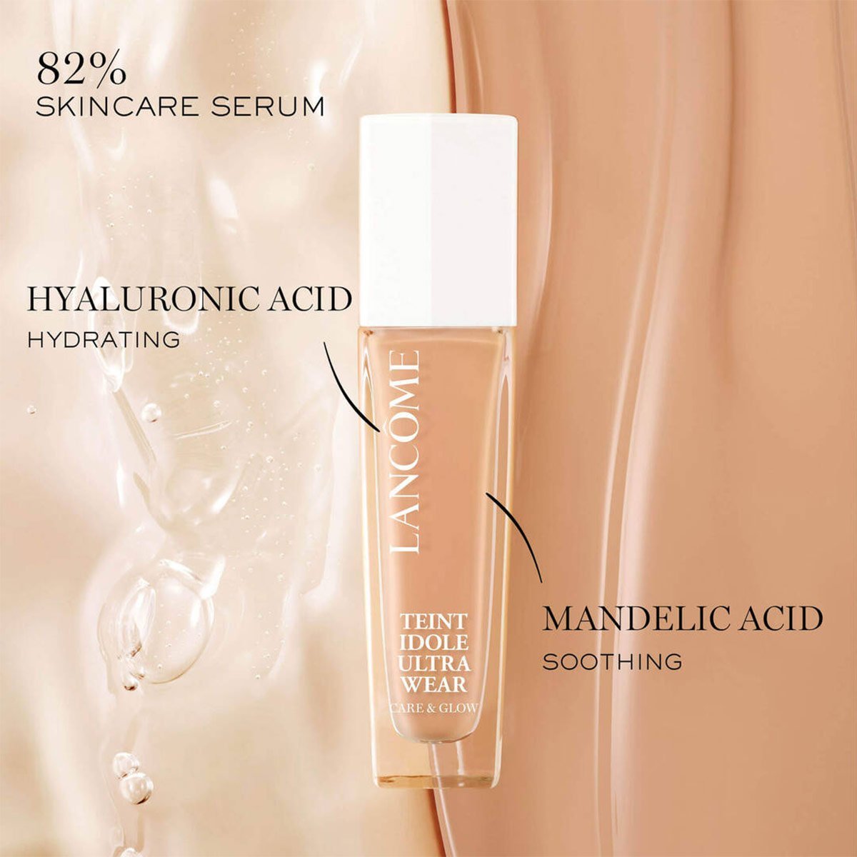 BASE DE MAQUILLAJE LANCÔME TEINT IDÔLE ULTRA WEAR CARE & GLOW 420W 30 ML - 6