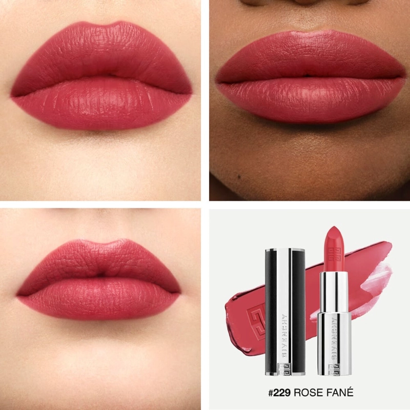 LABIAL GIVENCHY LE ROUGE INTERDIT INTENSE SILK N229 - 3