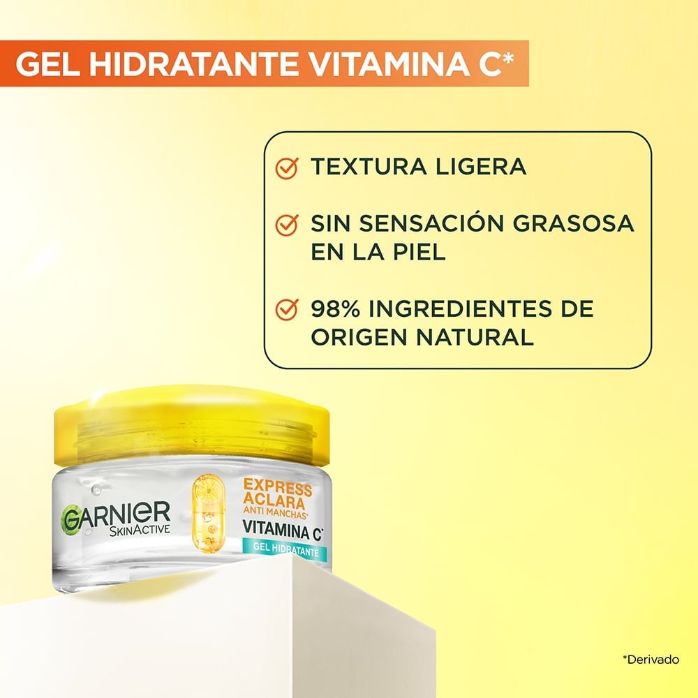 GEL HIDRATANTE GARNIER CON VITAMINA C 50ML - 3