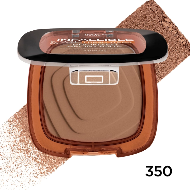 BRONCEADOR DE LARGA DURACIÓN L'OREAL PARIS INFALLIBLE - MATE SUAVE HASTA 24 HORAS TONO MEDIUM - 2