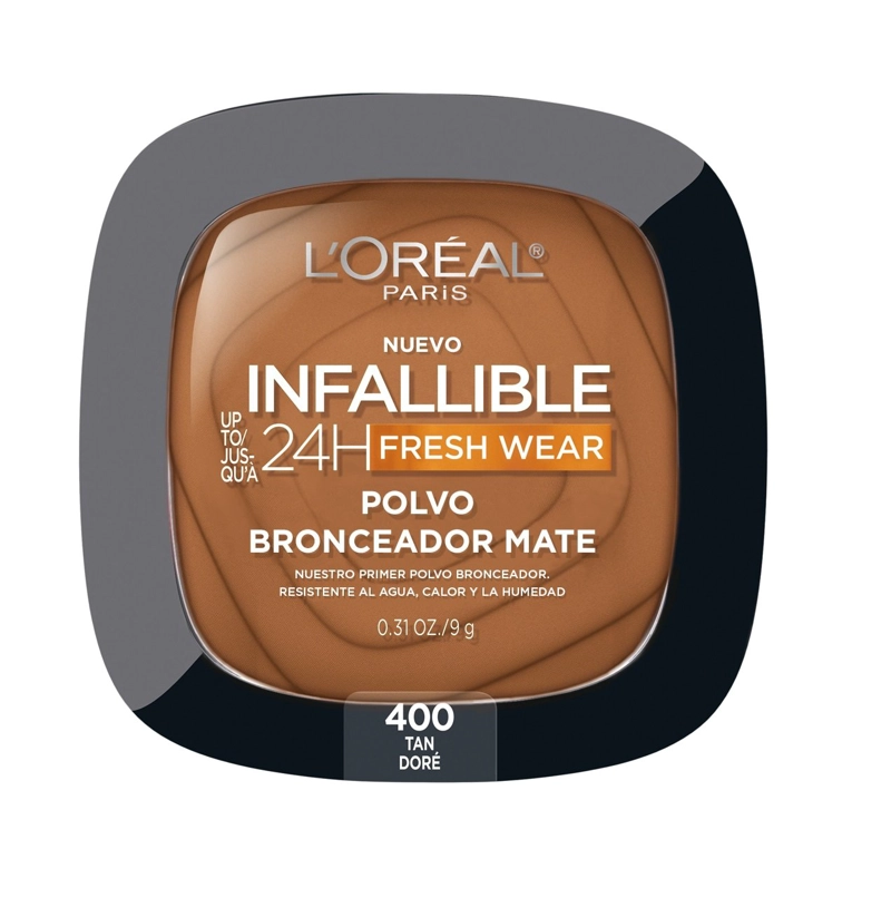 BRONCEADOR DE LARGA DURACIÓN L'OREAL PARIS INFALLIBLE - MATE SUAVE HASTA 24 HORAS TONO TAN - 1