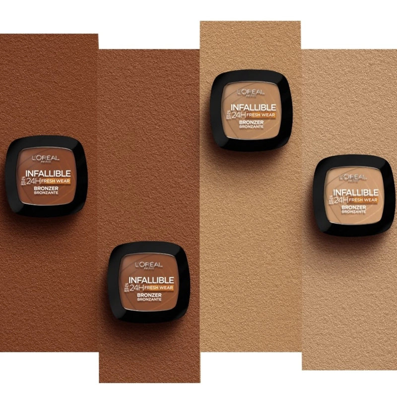 BRONCEADOR DE LARGA DURACIÓN L'OREAL PARIS INFALLIBLE - MATE SUAVE HASTA 24 HORAS TONO TAN - 5