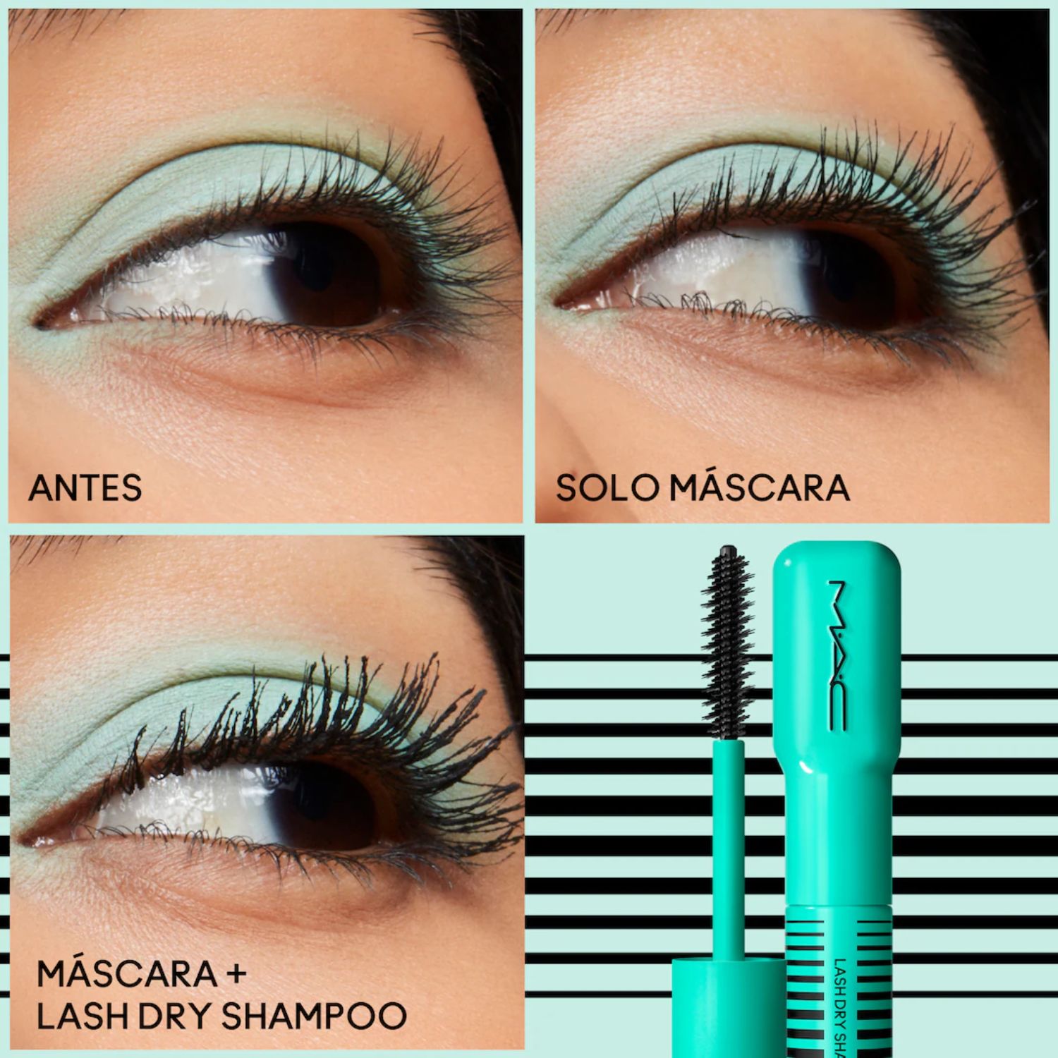 MÁSCARA DE PESTAÑAS MAC LASH DRY SHAMPOO REFRESHER A PRUEBA DE AGUA 6.5ML - 2