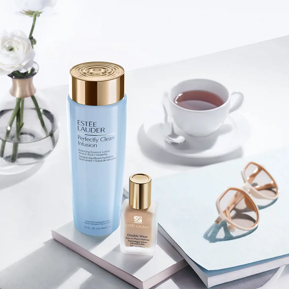 TRATAMIENTO FACIAL ESTEE LAUDER HIDRATACION PERFECTLY CLEAN INFUSED LOTION 400 ML - 2