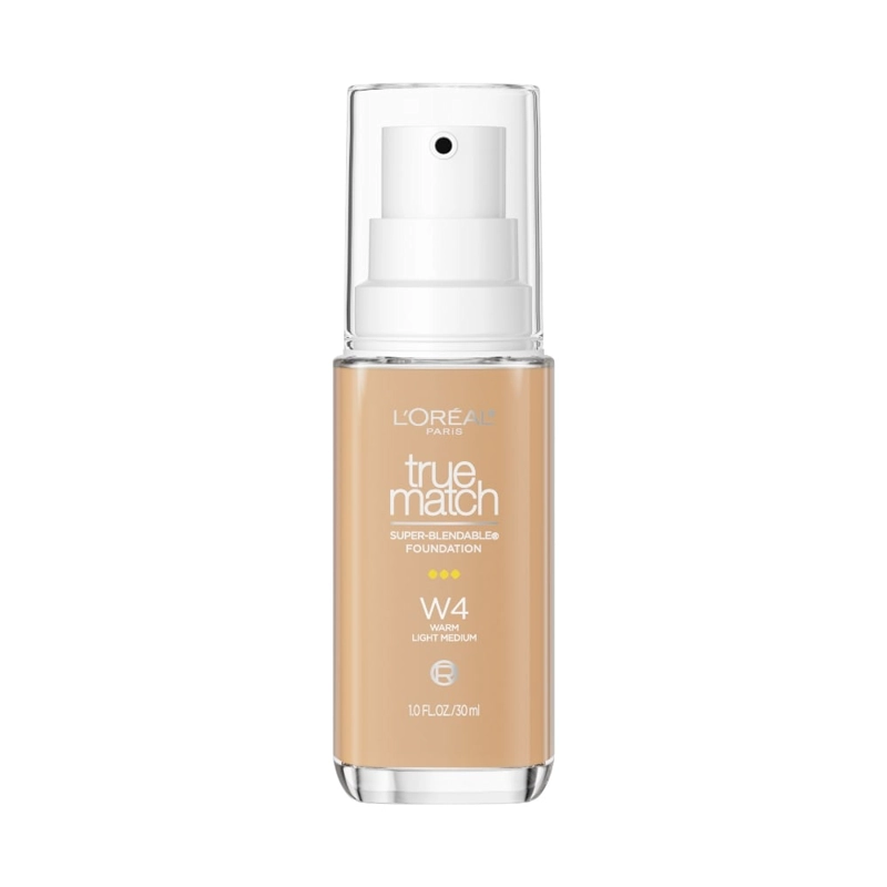 BASE LOREAL PARIS LÍQUIDA MAQUILLAJE TRUE MATCH TONO W4 30 ML - 1