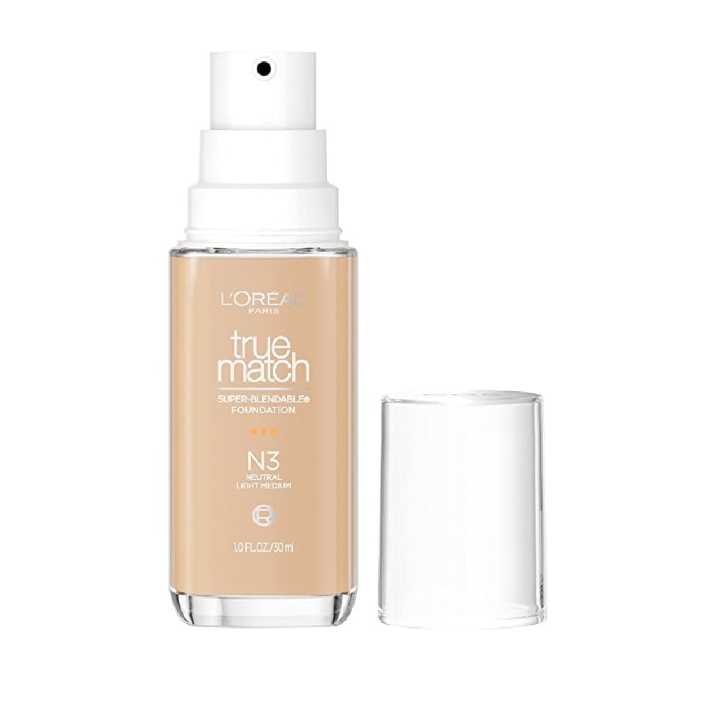 BASE LOREAL PARIS LÍQUIDA MAQUILLAJE TRUE MATCH TONO N3 30 ML - 1