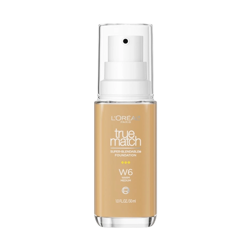 BASE LOREAL PARIS LÍQUIDA MAQUILLAJE TRUE MATCH TONO W6 30 ML - 1