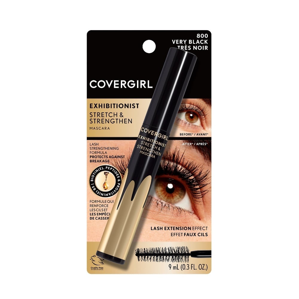 MÁSCARA DE PESTAÑAS COVERGIRL EXHIBITIONIST STRETCH & STRENGTHEN VERY BLACK - 4