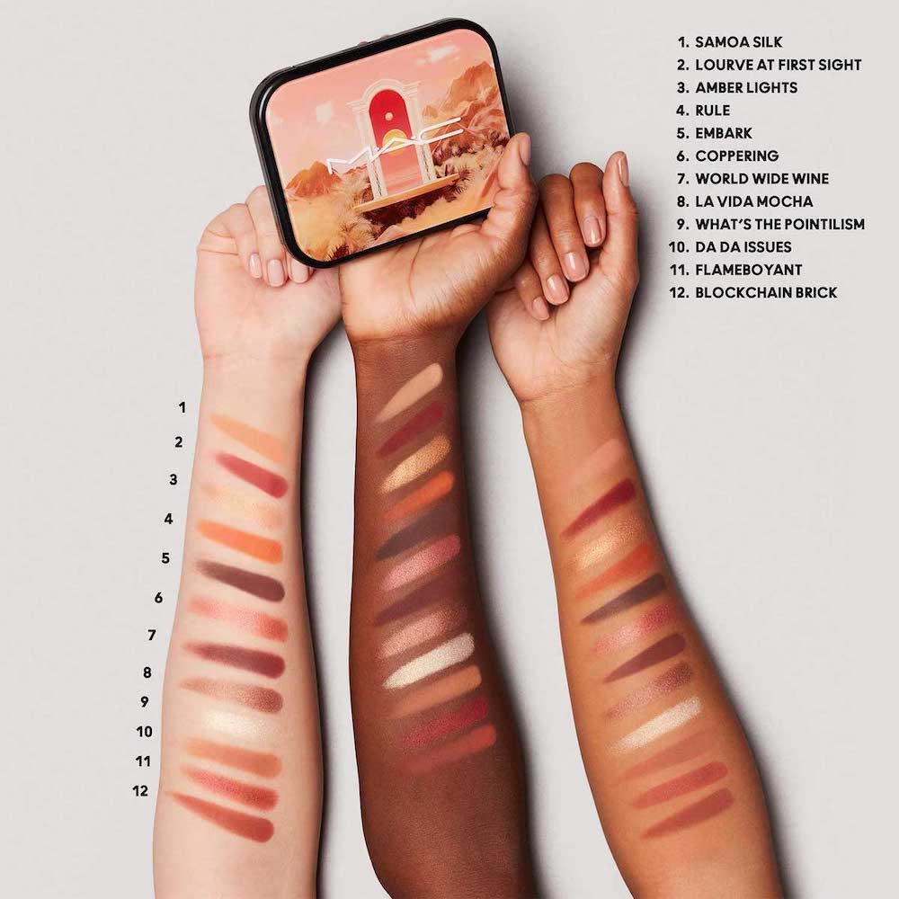 PALETA DE SOMBRAS MAC CONNECT IN COLOUR EYE SHADOW 12.2 G - FUTURE FLAME - 8