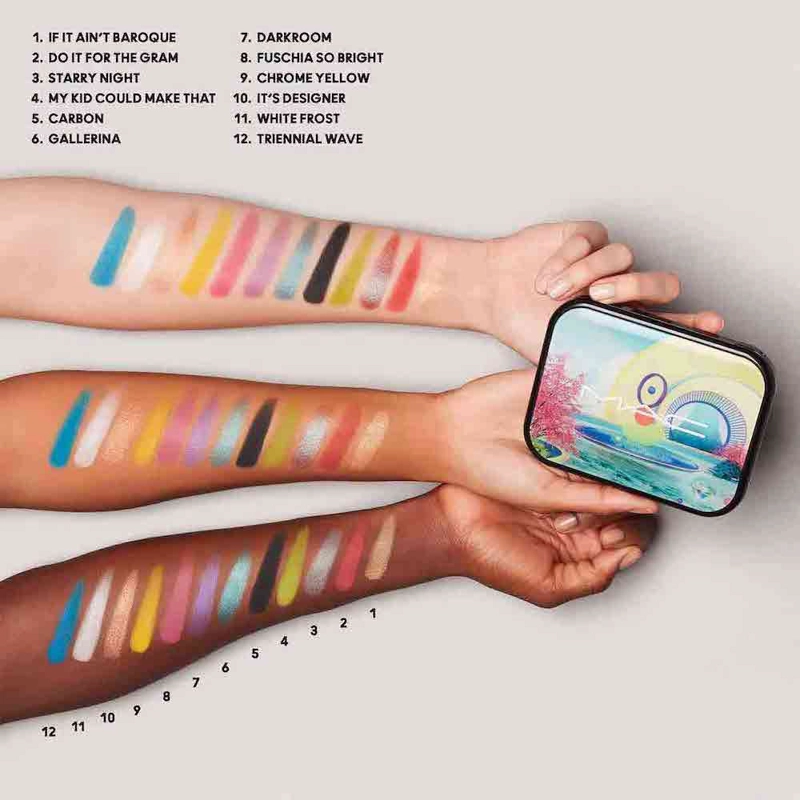 PALETA DE SOMBRAS MAC CONNECT IN COLOUR EYE SHADOW 12.2 G - HI-FI COLOUR - 8