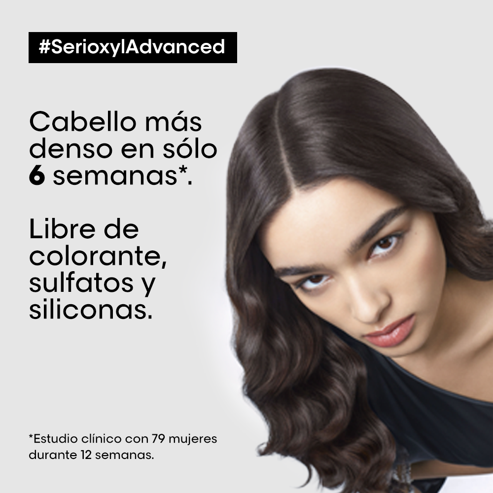 SHAMPOO QUE PURIFICA SUAVEMENTE Y AYUDA A DAR LA SENSACIÓN DE DENSIDAD RENOVADA SERIOXYL DENSITY 300 ML - 2