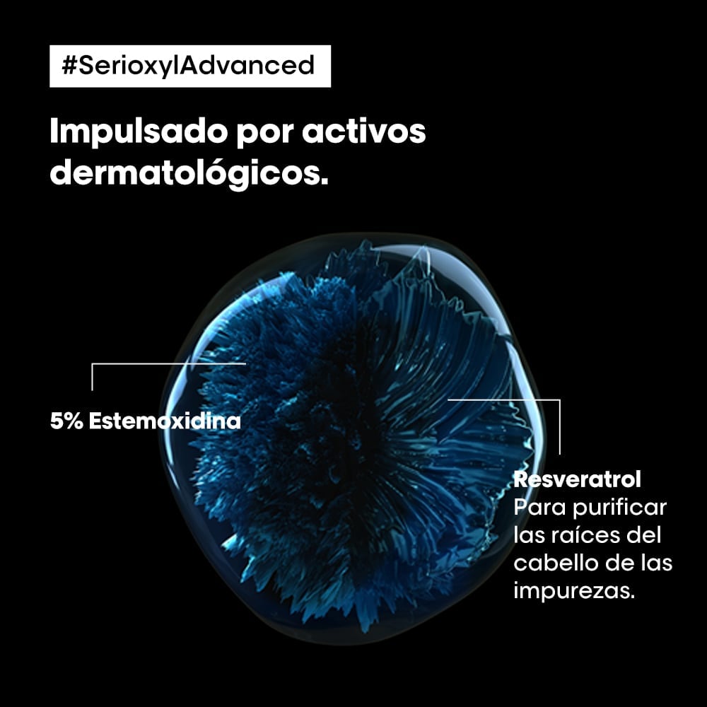 SHAMPOO QUE PURIFICA SUAVEMENTE Y AYUDA A DAR LA SENSACIÓN DE DENSIDAD RENOVADA SERIOXYL DENSITY 300 ML - 3