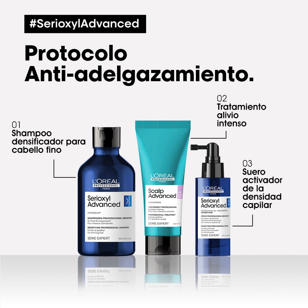 SERUM QUE MULTIPLICA EL NÚMERO DE CABELLOS CON EL USO DIARIO, PARA MÁS DENSIDAD SERIOXYL DENSITY 90ML - 7