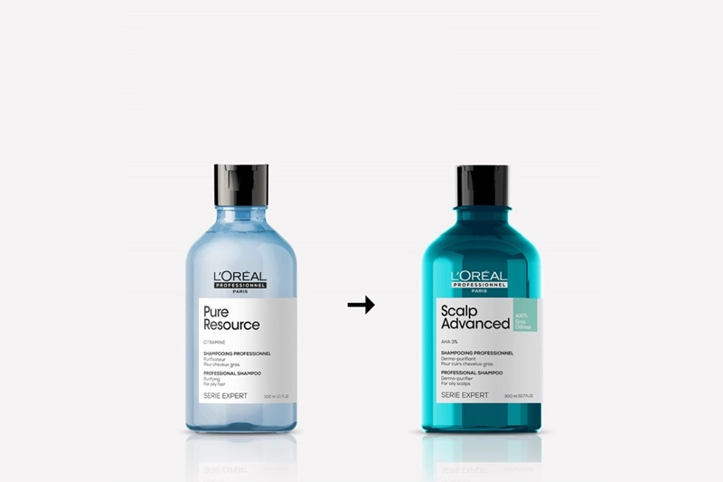 SHAMPOO EN GEL QUE PURIFICA EL CUERO CABELLUDO Y LA FIBRA DE RESIDUOS, SUDOR Y GRASA PARA UNA SENSACIÓN MÁS FRESCA Y LIMPIA SCALP ADVANCED ANTI-OILINESS 500 ML - 6