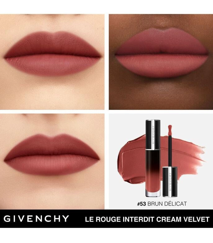 LABIAL GIVENCHY LE ROUGE INTERDIT CREAM VELVET 6.5 ML N53 - 3