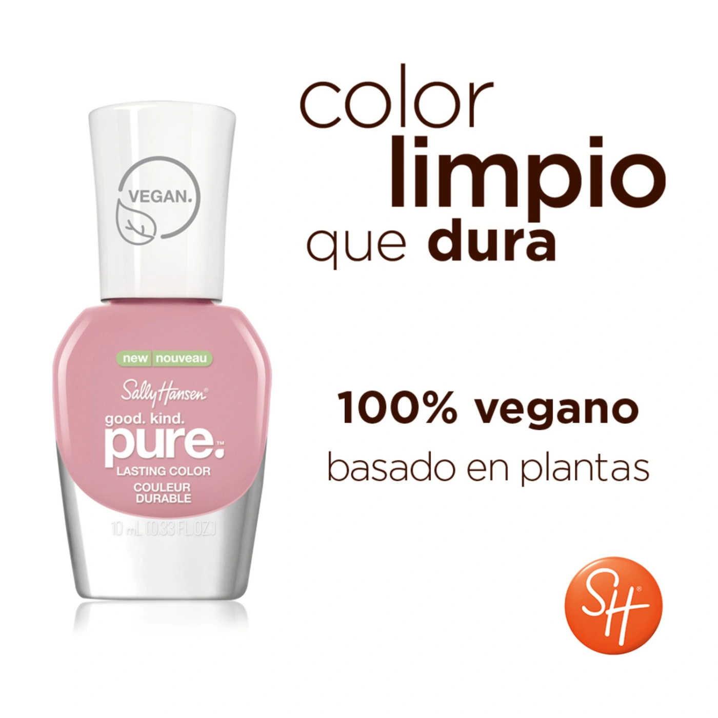 ESMALTE SALLY HANSEN GOOD KIND PURE PINKY CLAY 10 ML - 4