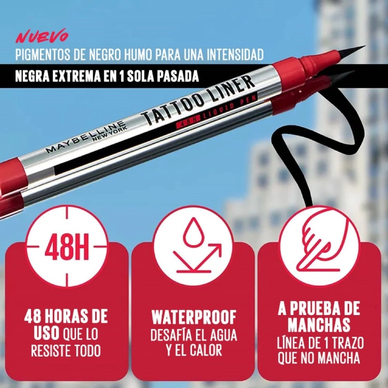 DELINEADOR DE OJOS MAYBELLINE TATTOO LINER 48 HRS PENCIL - 5