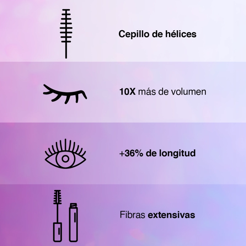 MÁSCARA DE PESTAÑAS MAYBELLINE NY FALSIES SURREAL WSH VERY BLACK - 5