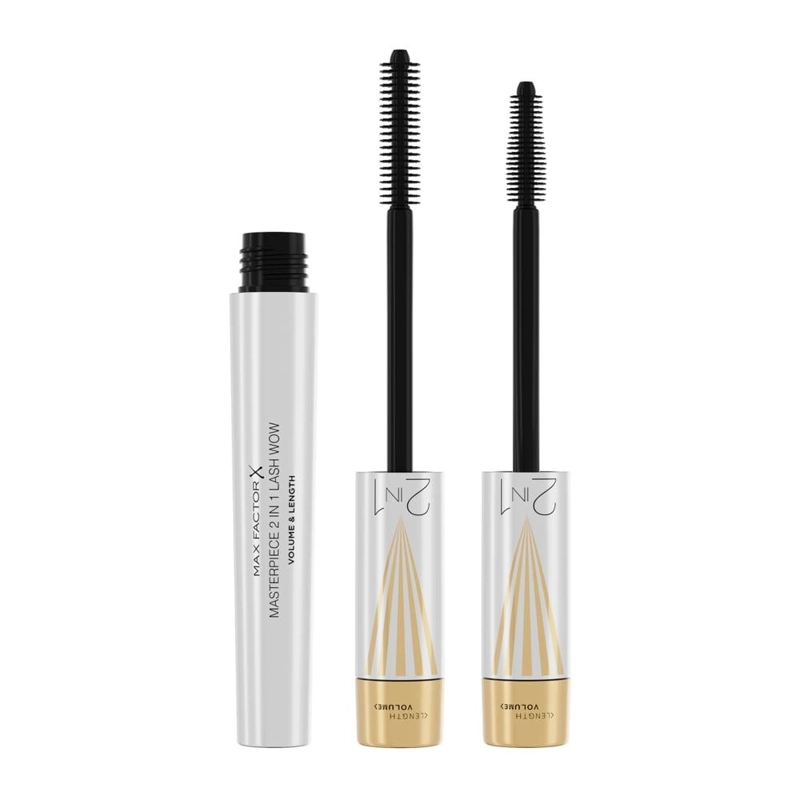 MÁSCARA DE PESTAÑAS MAX FACTOR MASTERPIECE 2 EN 1 LASH WOW - 2