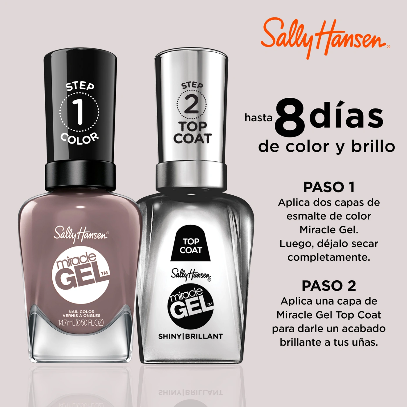 ESMALTE SALLY HANSEN 99350169996 14.7 ML MIRACLE GEL TO THE TAUPE - 5