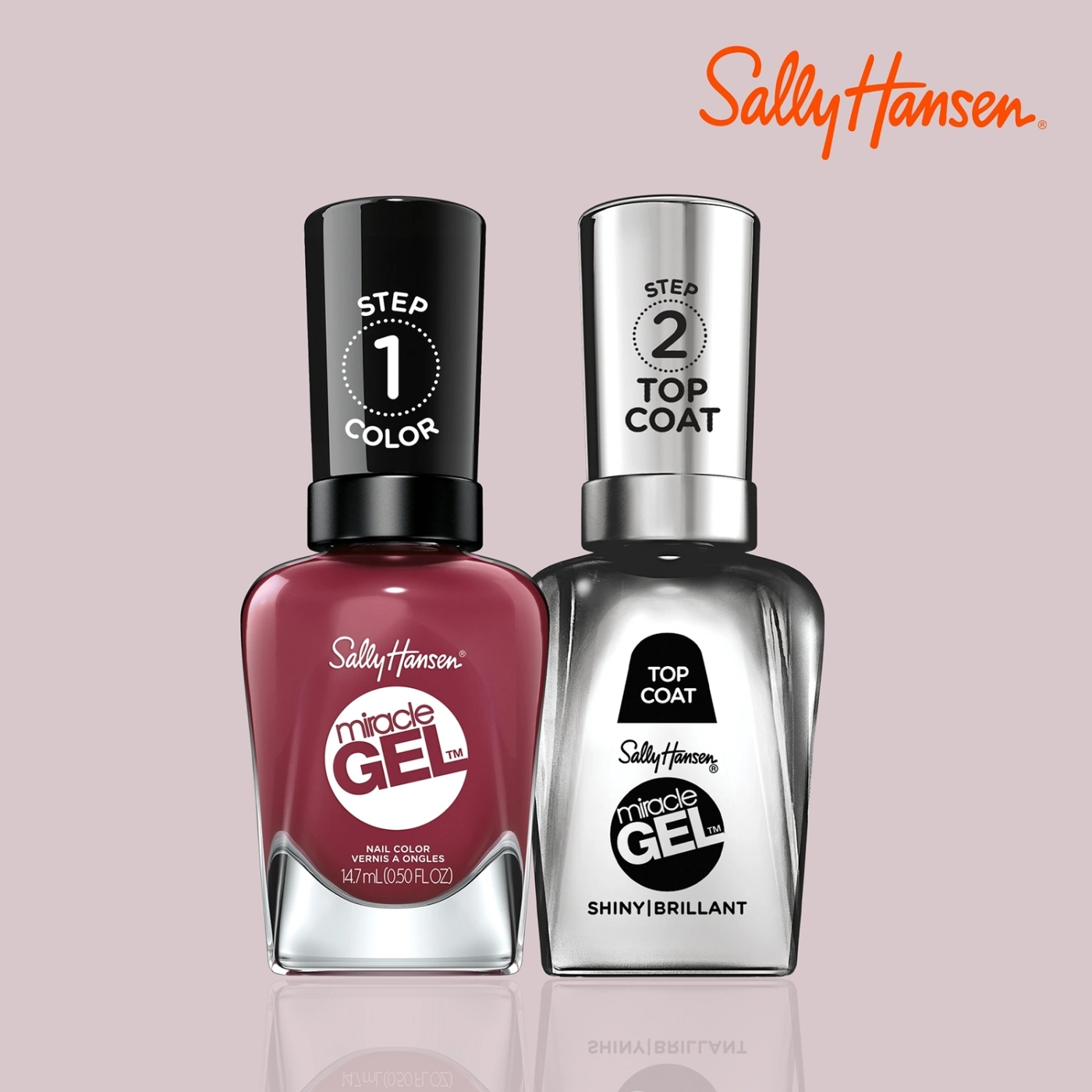 ESMALTE SALLY HANSEN 99350170074 14.7 ML MIRACLE GEL BEET. PRAY. LOVE - 6