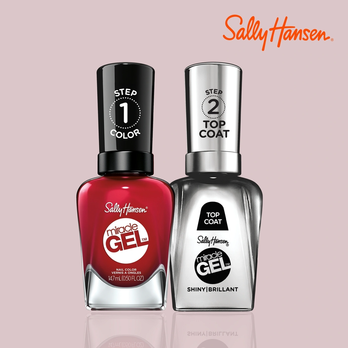 ESMALTE SALLY HANSEN 99350170068 14.7 ML MIRACLE GEL CAN T BEET ROYALTY - 6
