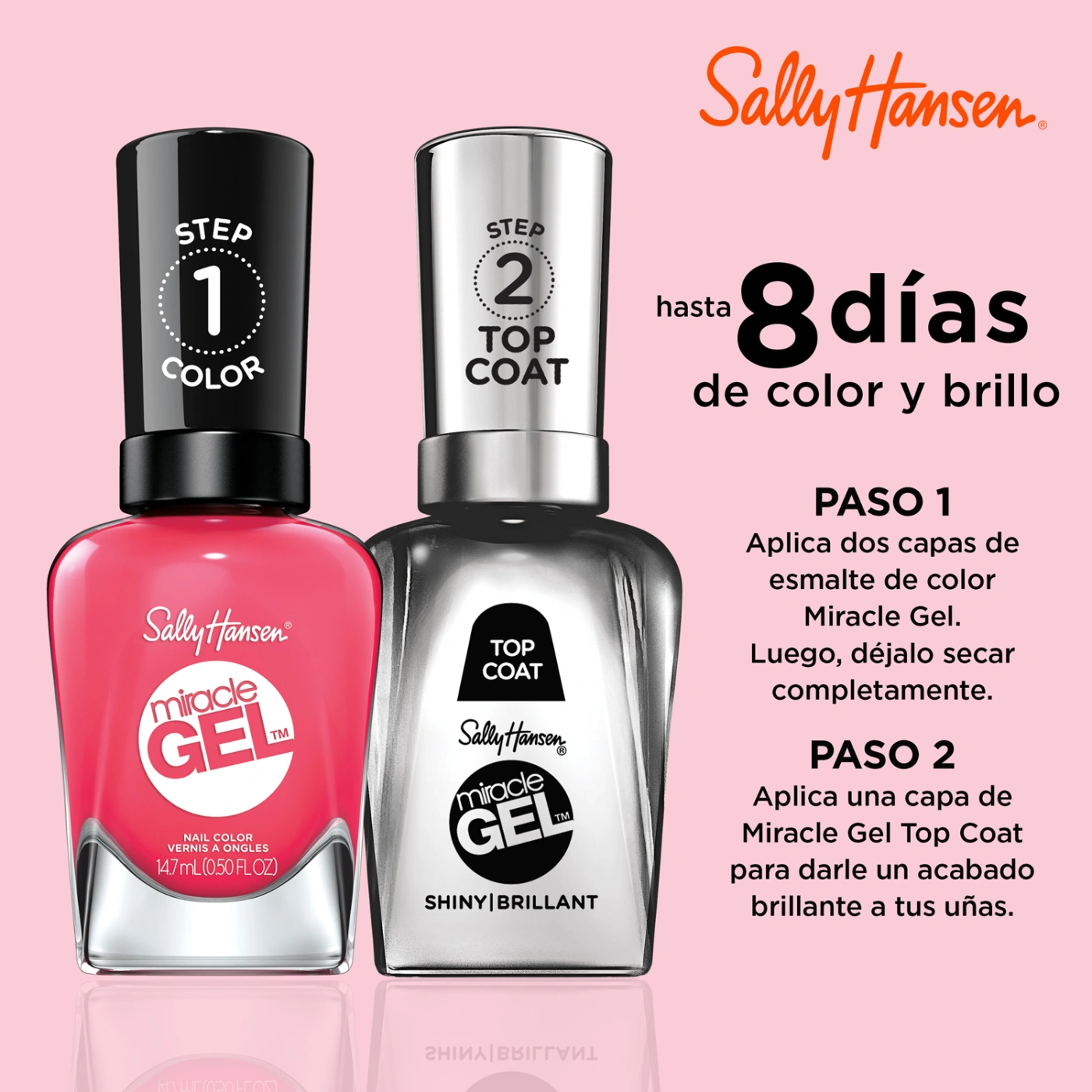 ESMALTE SALLY HANSEN 99350170021 14.7 ML MIRACLE GEL ELECTRIC POP - 5