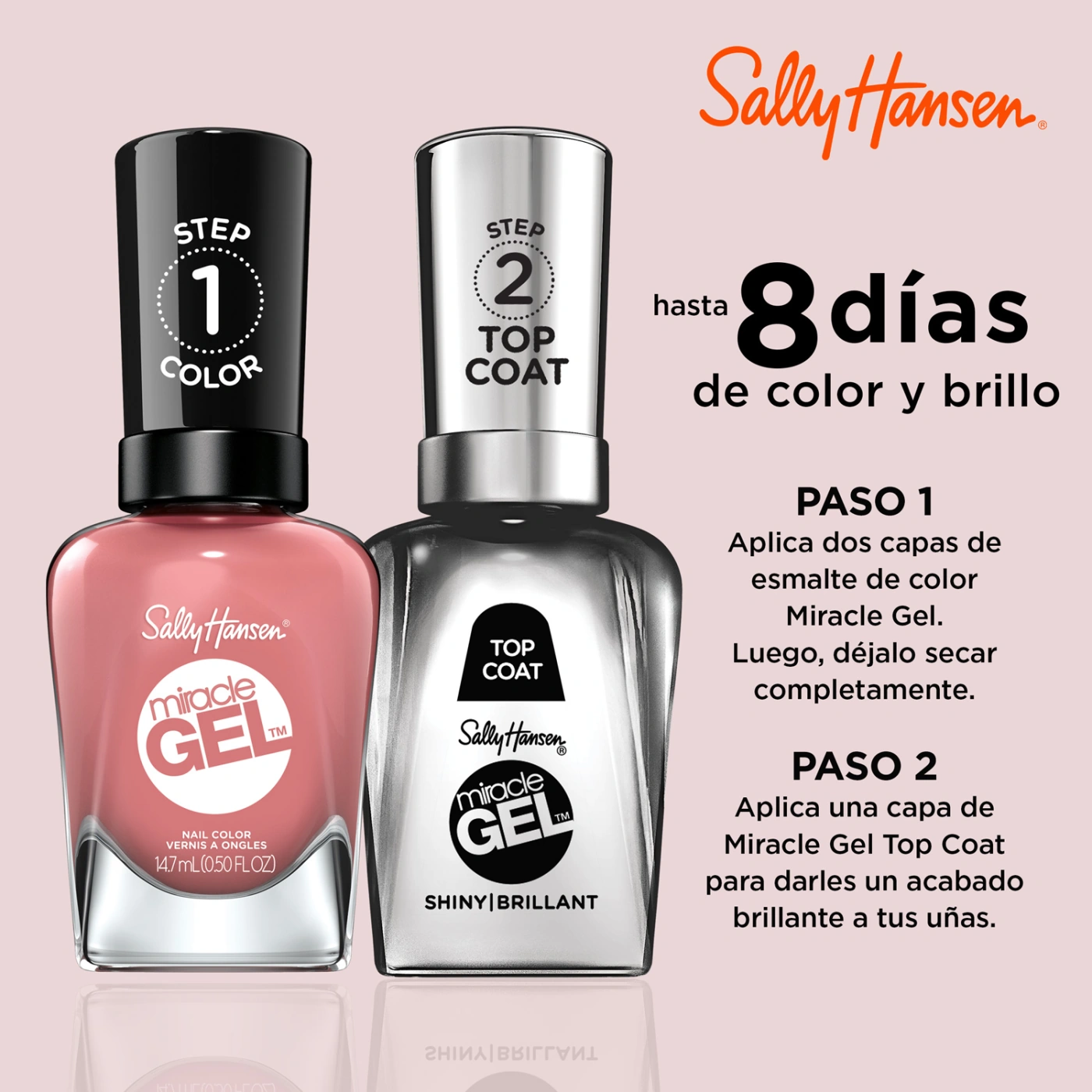 ESMALTE SALLY HANSEN 99350170009 14.7 ML MIRACLE GEL MAUVE-OLOUS - 5
