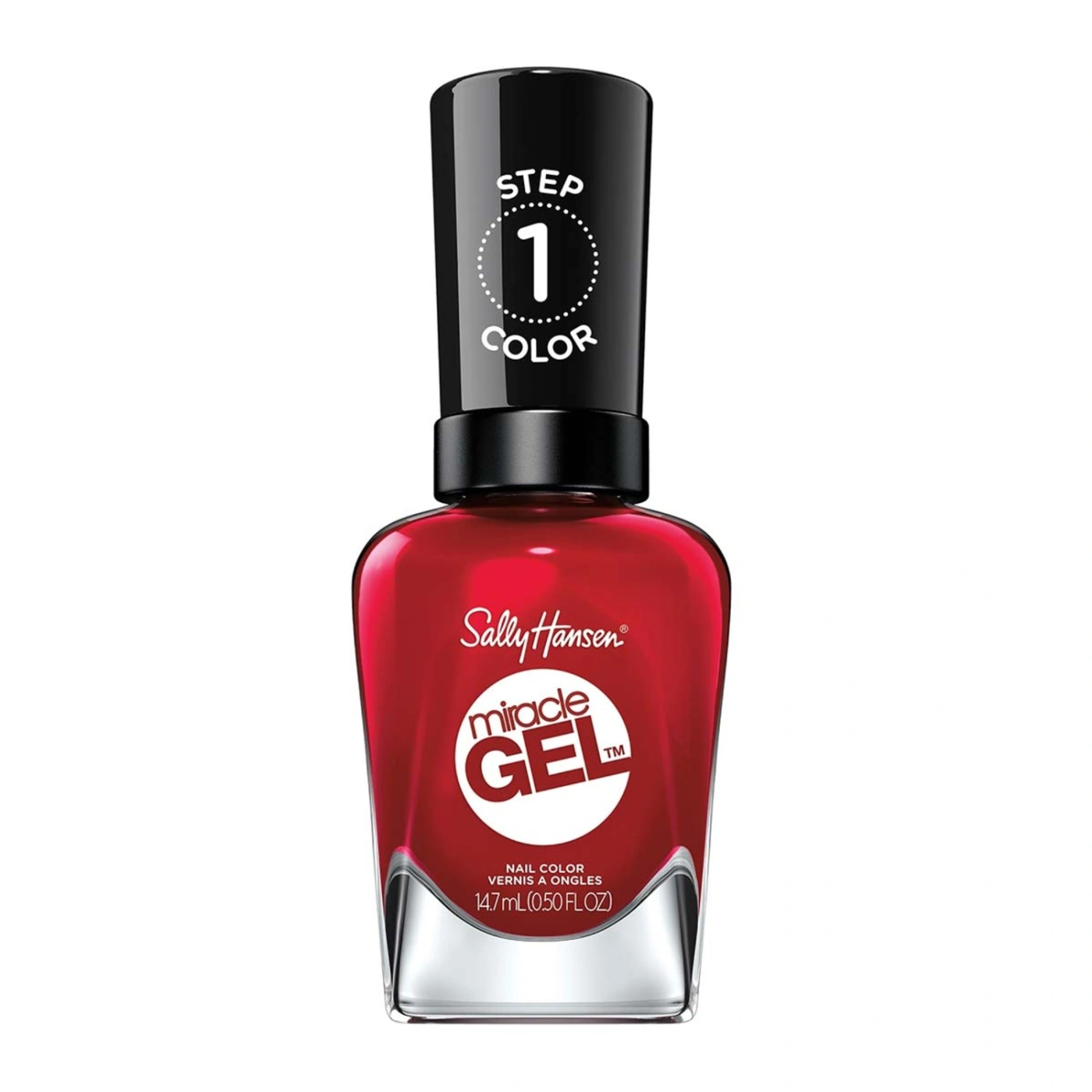ESMALTE SALLY HANSEN 99350170064 14.7 ML MIRACLE GEL RHAPSODY RED - 1