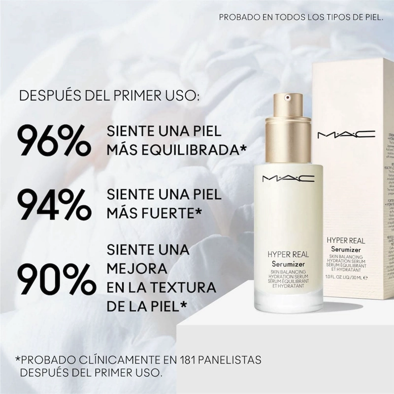 SÉRUM MAC SUERO HIDRATANTE HYPER REAL SERUMIZER 50 ML - 6