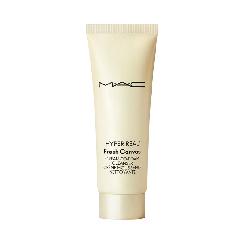 LIMPIADOR FACIAL MAC HYPER REAL FRESH CANVAS CREAM-TO-FOAM CLEANSER 30 ML - 1