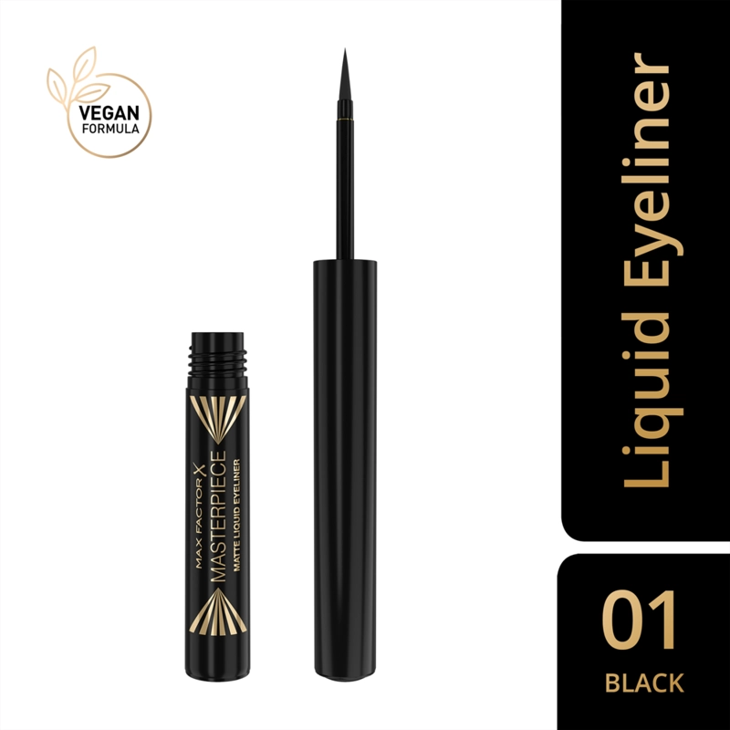 DELINEADOR MAX FACTOR MASTERPIECE MATTE LIQUID BLACK - 2