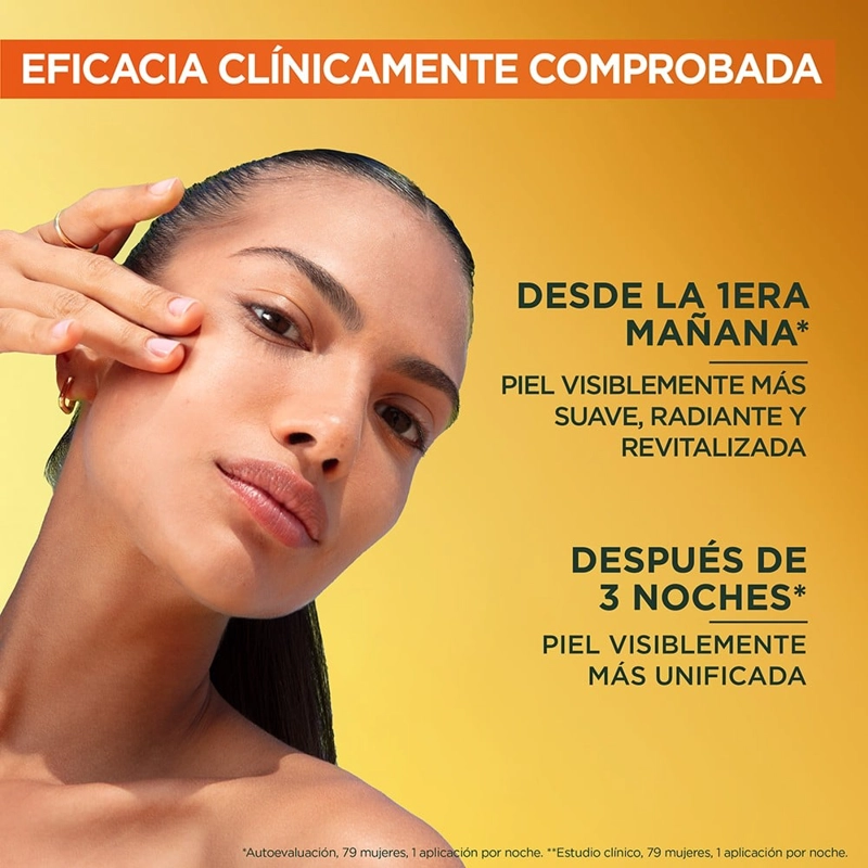 SÉRUM GARNIER SERUM EXPRESS ACLARA NOCHE 30ML - 8