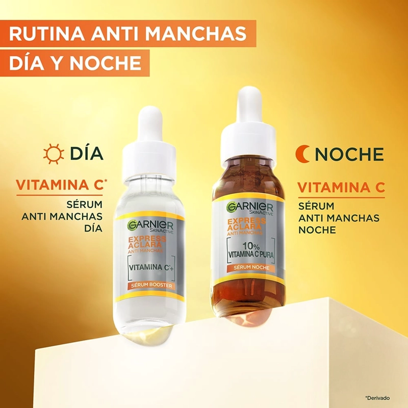 SÉRUM GARNIER SERUM EXPRESS ACLARA NOCHE 30ML - 9