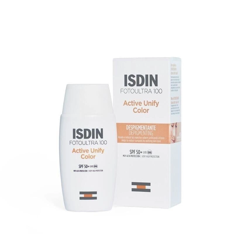 PROTECTOR SOLAR FACIAL ISDIN FOTOULTRA 100 ACTIVE UNIFY COLOR 50 ML