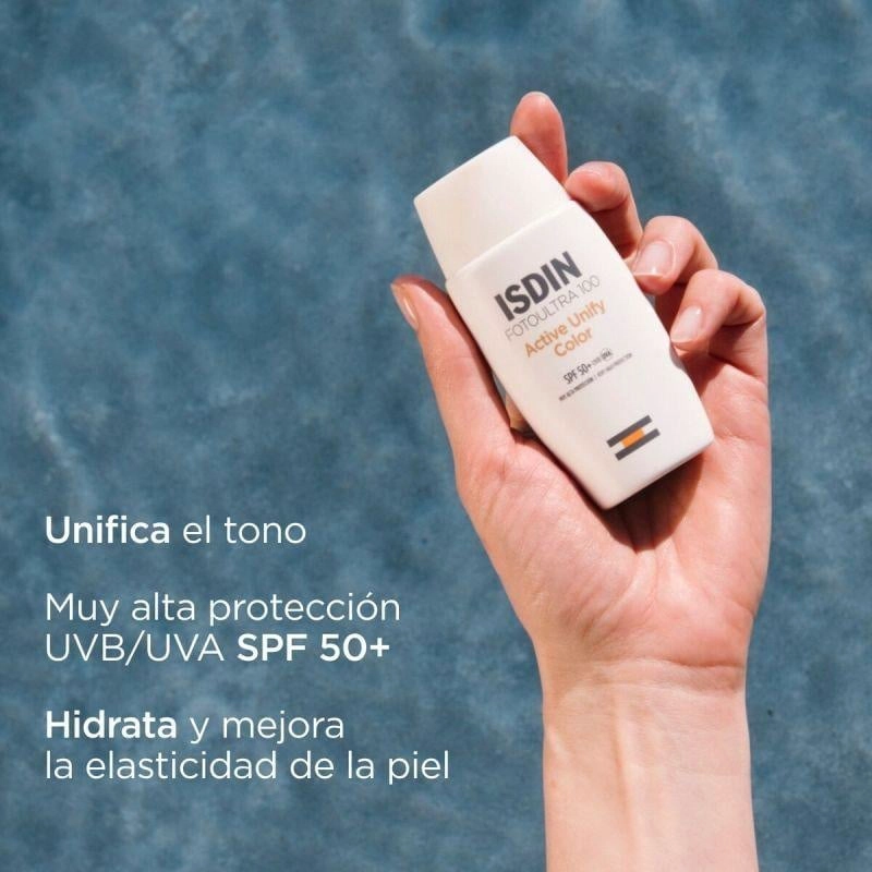 PROTECTOR SOLAR FACIAL ISDIN FOTOULTRA 100 ACTIVE UNIFY COLOR 50 ML