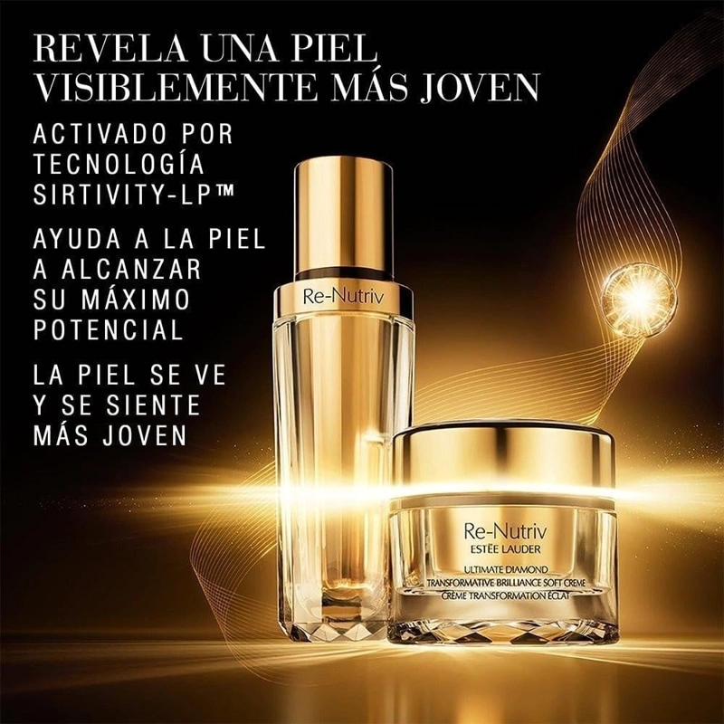 CREMA FACIAL ESTEE LAUDER HIDRATANTE RE-NUTRIV ULTIMATE DIAMOND BRILLANCE CREME 50ML - 5