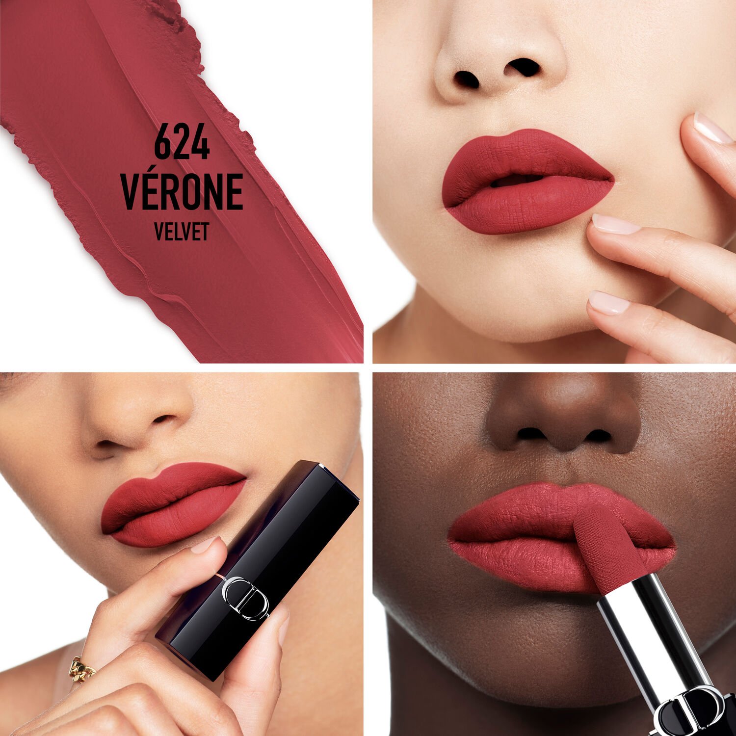 DIOR LABIAL ROUGE DIOR VELVET 624 - 2