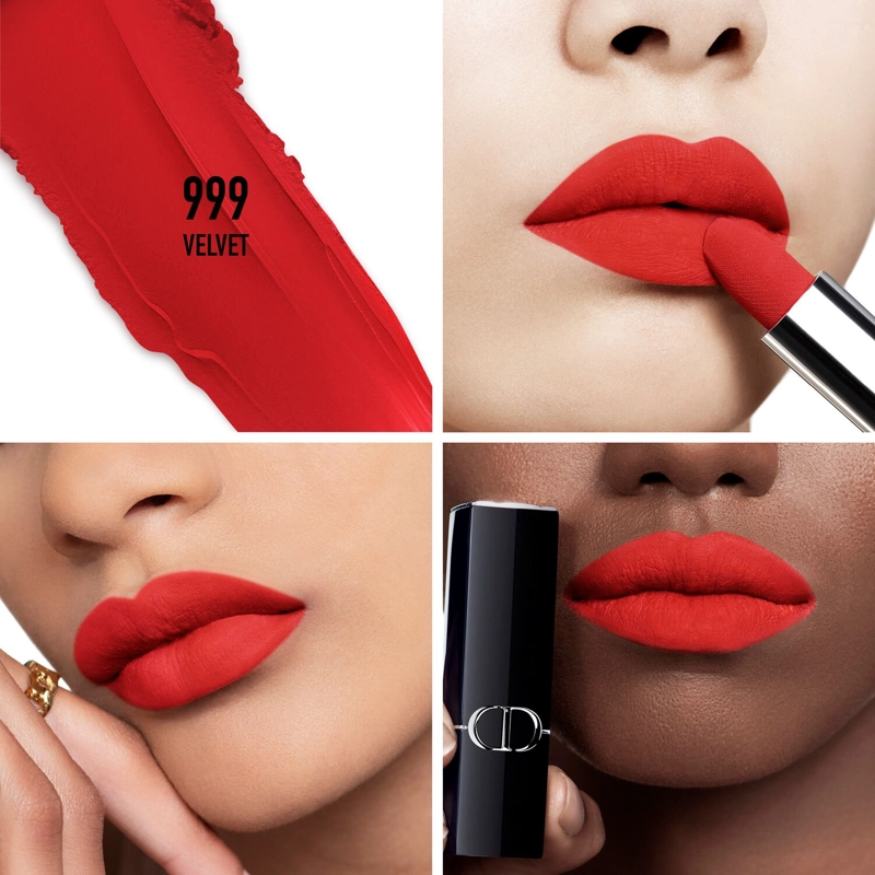 DIOR LABIAL ROUGE DIOR VELVET 999 - 2