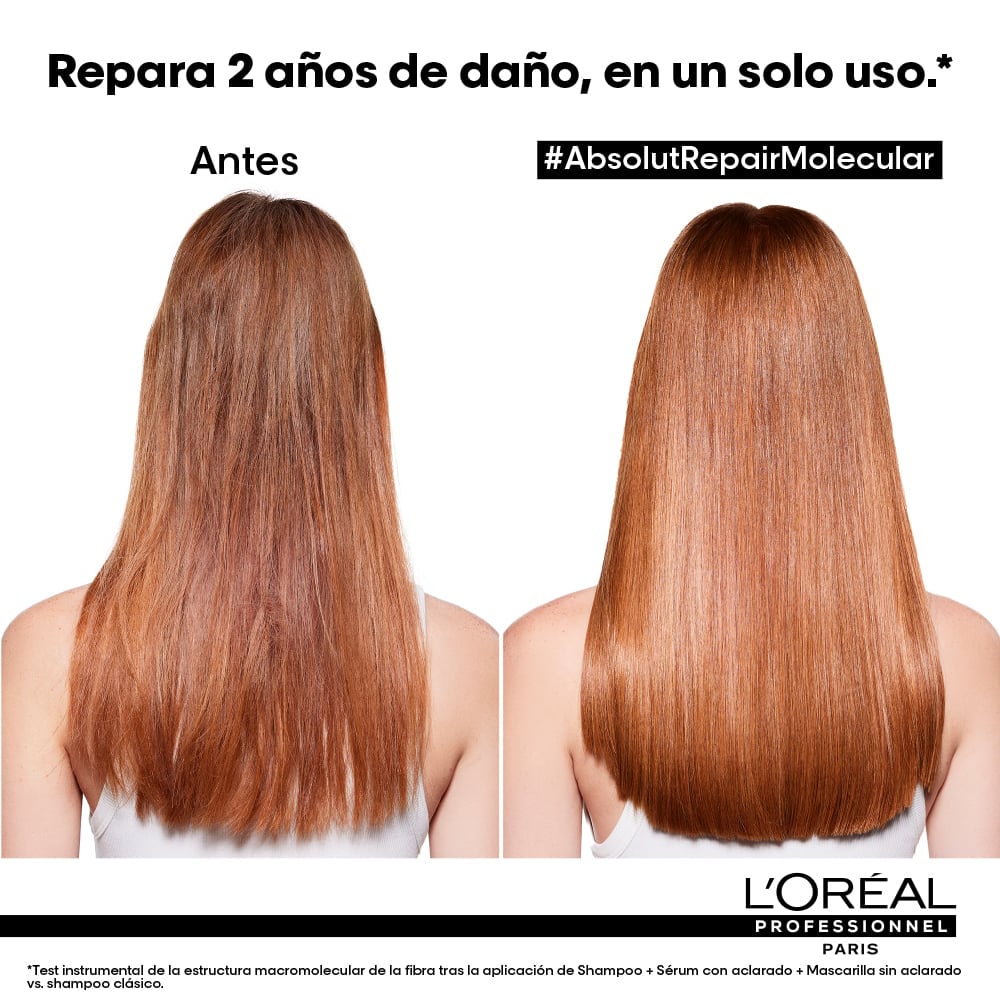 TERMOPROTECTOR LOREAL PROFESSIONNEL ABSOLUT REPAIR MOLECULAR REPARACIÓN MOLECULAR 100 ML - 2