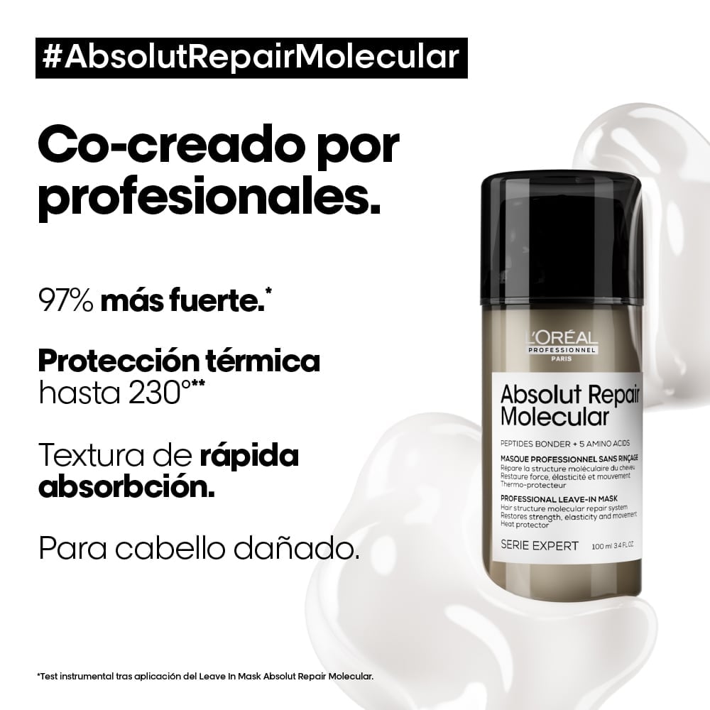 TERMOPROTECTOR LOREAL PROFESSIONNEL ABSOLUT REPAIR MOLECULAR REPARACIÓN MOLECULAR 100 ML - 5