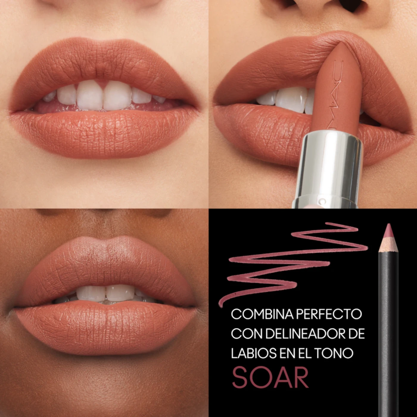 LABIAL MACXIMAL SILKY MATTE TONO WARM TEDDY - 3
