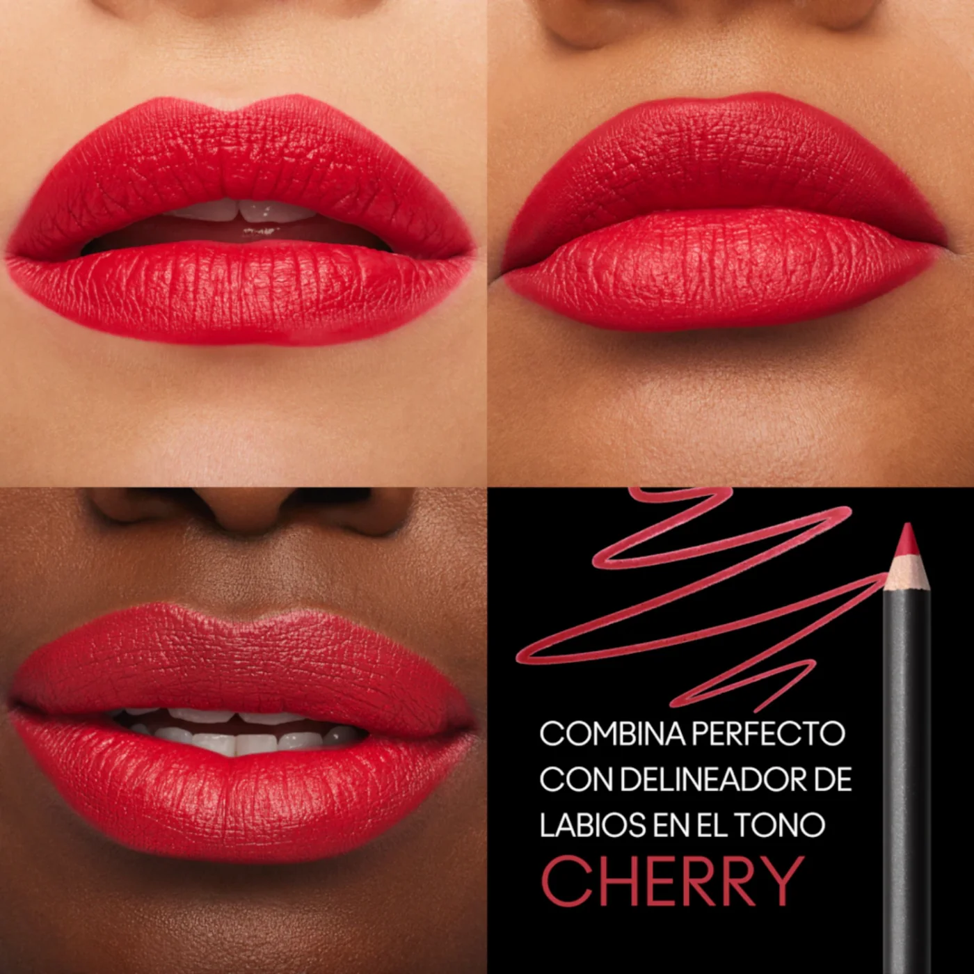 LABIAL MAC XIMAL SILKY MATTE LIPSTICK EN TONO RED ROCK - 3