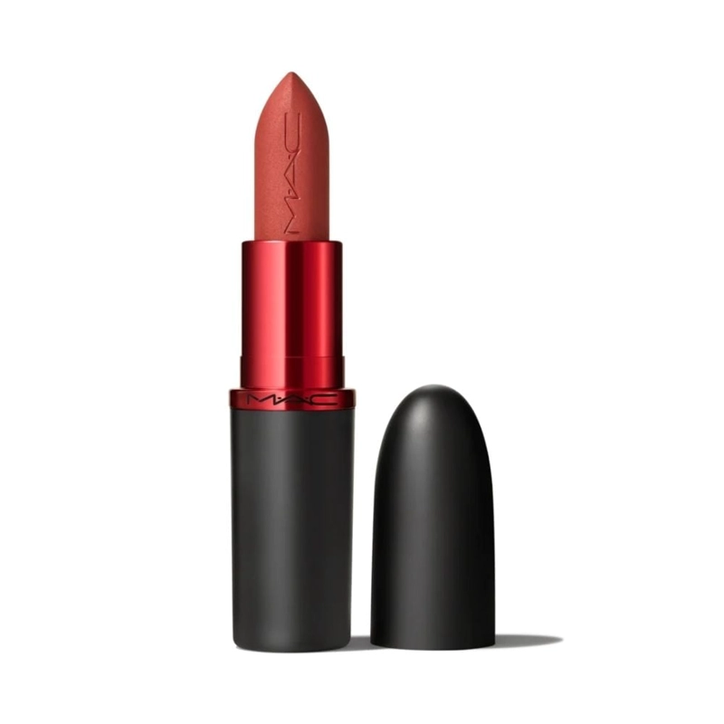 LABIAL MAC XIMAL SILKY MATTE VIVA GLAM LIPSTICK EN TONO VIVA HEART - 1