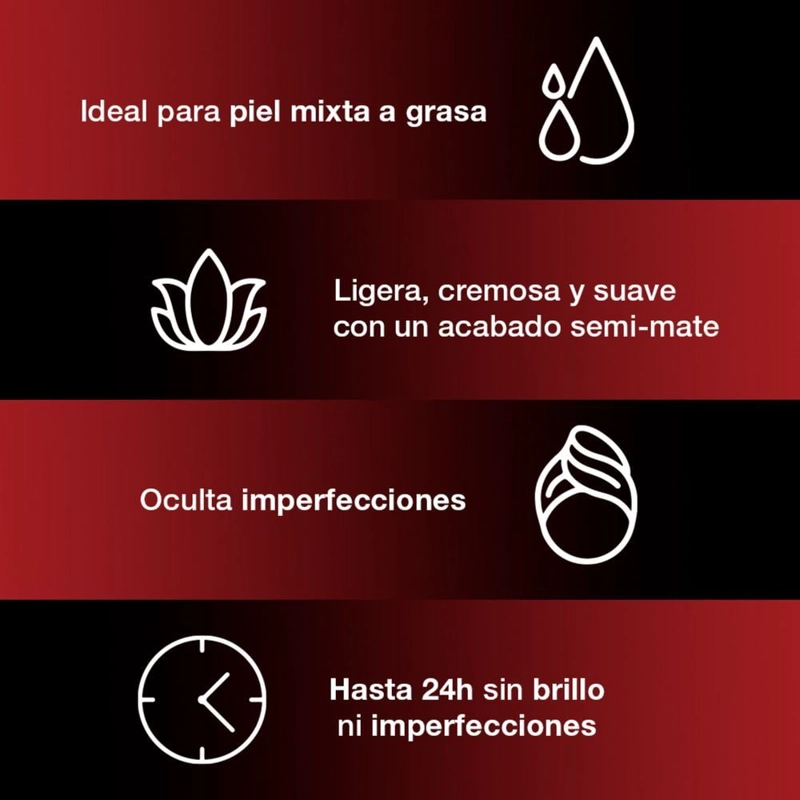 BASE LOREAL PARIS INFALLIBLE PRO MATTE 100 TRUE ALABASTER 30ML - 4