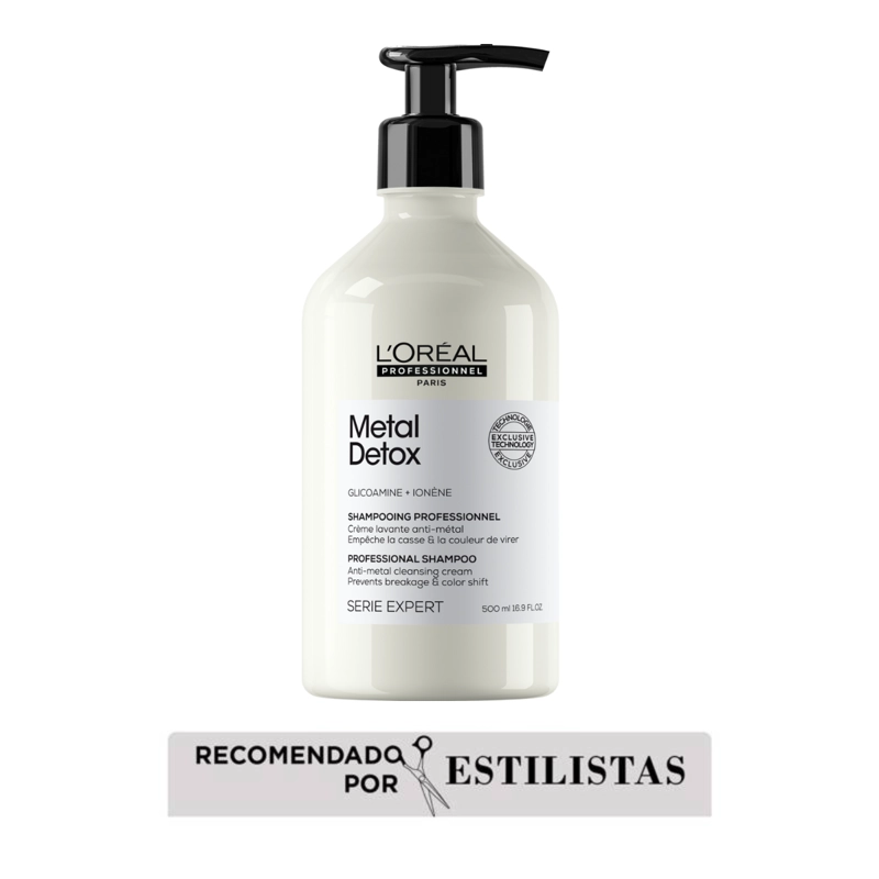 SHAMPOO NEUTRALIZANTE DE METALES METAL DETOX PARA TODO TIPO DE CABELLO LOREAL PROFESSIONNEL 500ML - 1