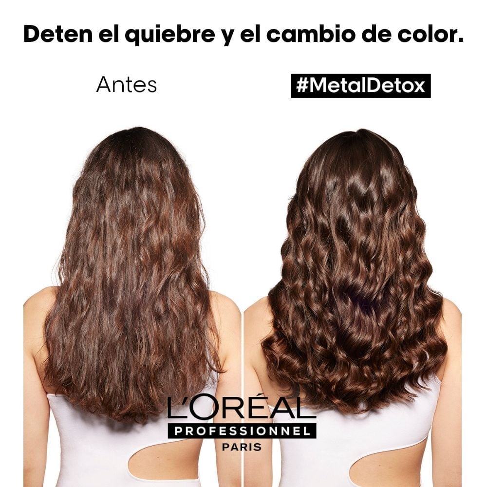 TERMOPROTECTOR EN CREMA PARA PEINAR METAL DETOX PARA TODO TIPO DE CABELLO LOREAL PROFESSIONNEL  100ML - 2